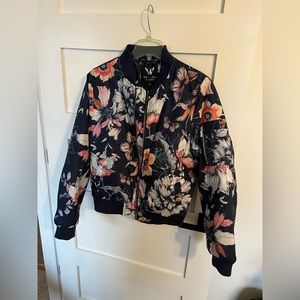 Women’s Floral Bomber Jacket
